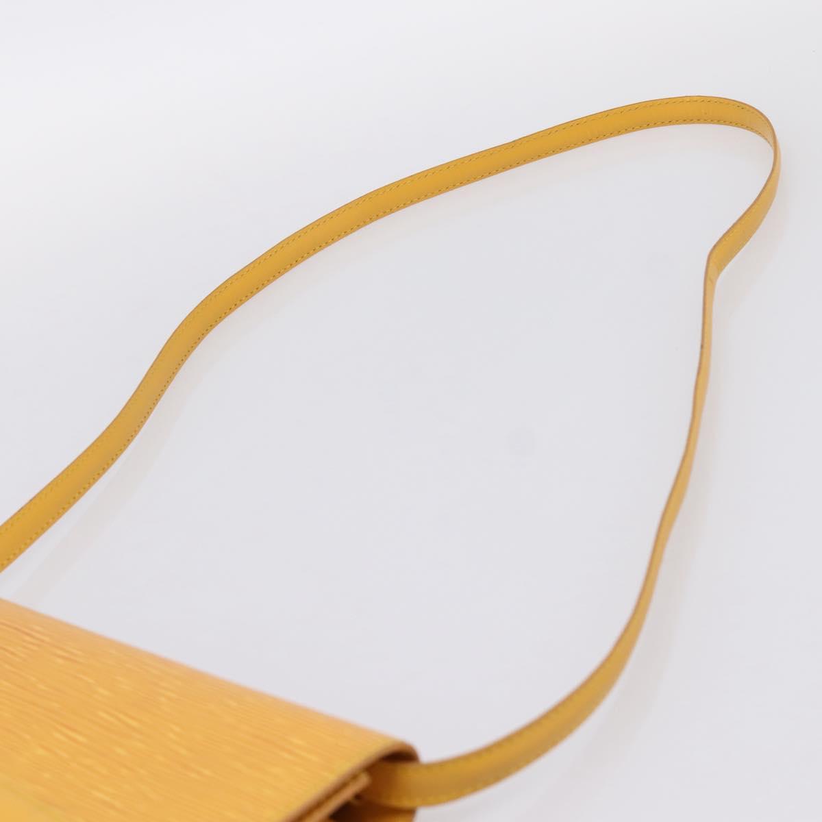 LOUIS VUITTON Epi Pochette Arche Shoulder Bag Yellow M52579 LV Auth 199007