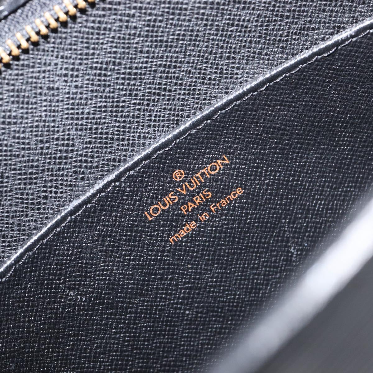 LOUIS VUITTON Epi Pochette Homme Clutch Bag Black M52522 LV Auth 199013