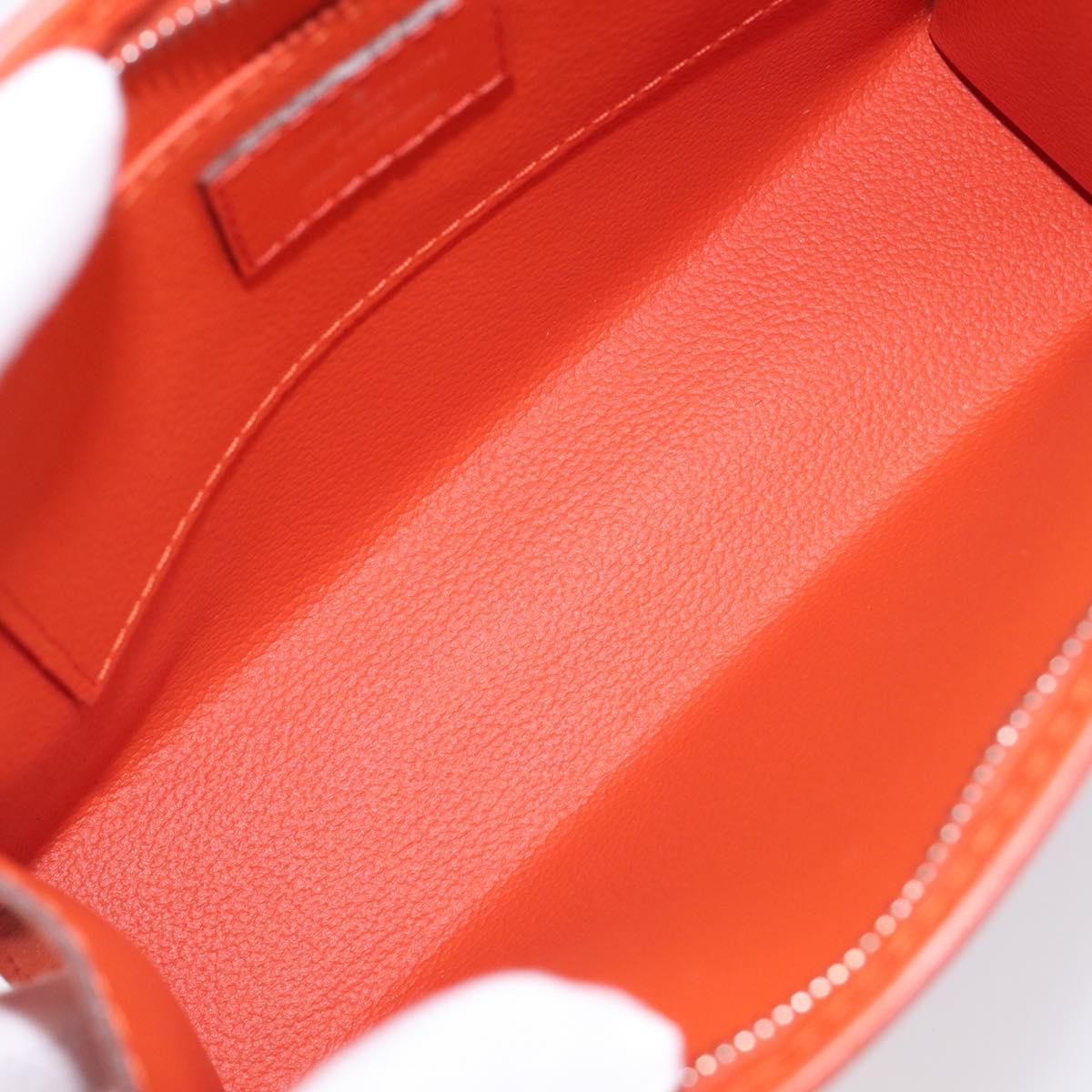 LOUIS VUITTON Epi Posh Toilette 19 Clutch Bag Orange Pimon LV Auth 199014A