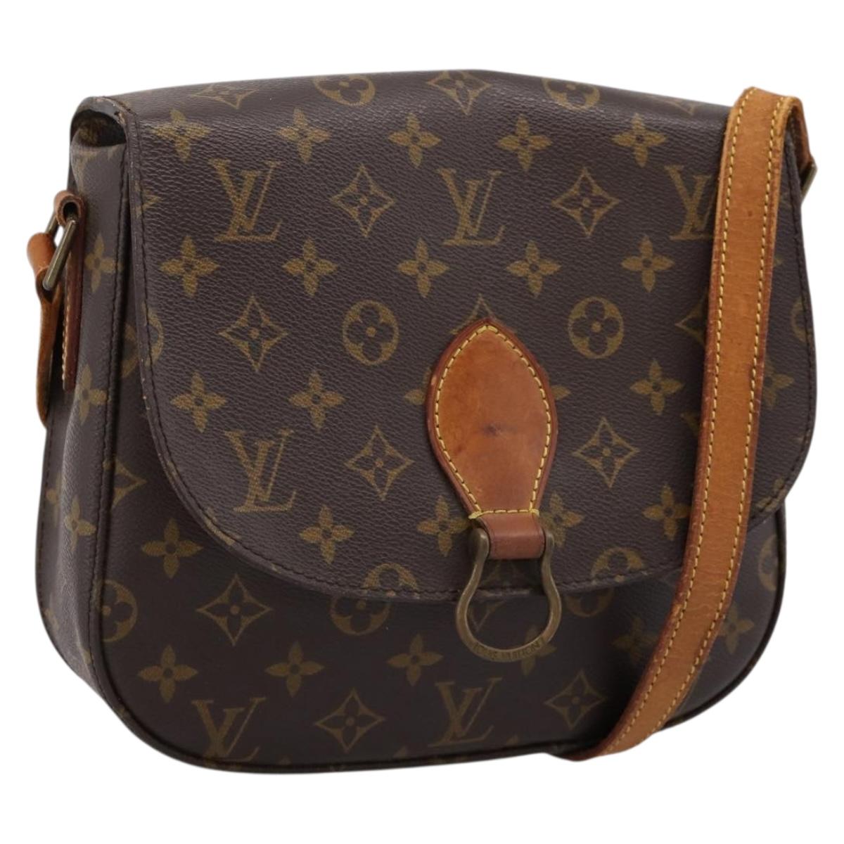 LOUIS VUITTON Monogram Saint Cloud GM Shoulder Bag M51242 LV Auth 199020