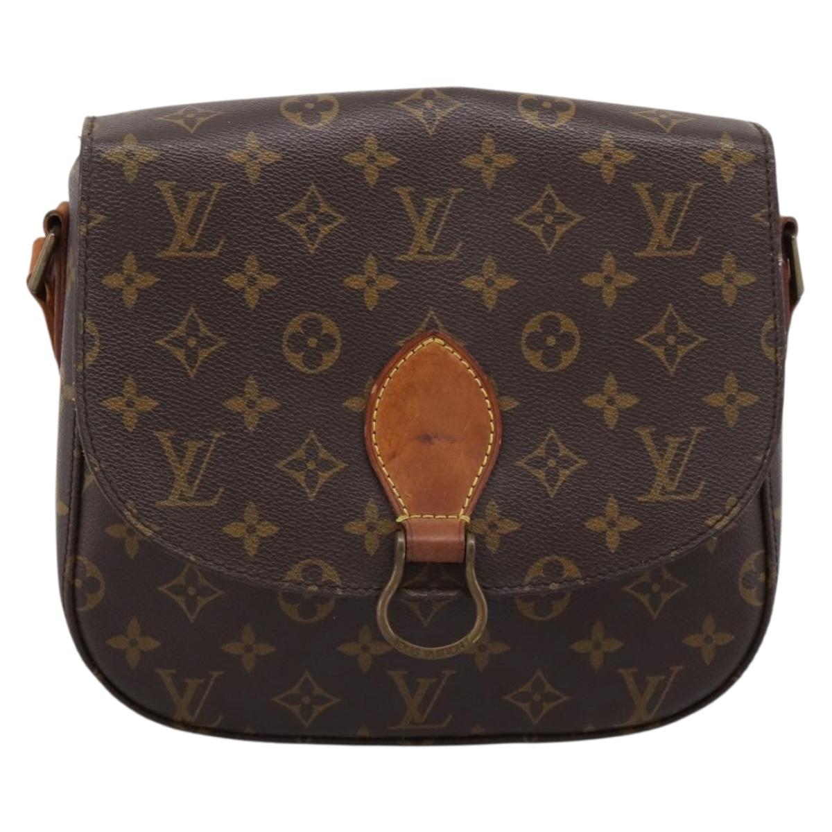 LOUIS VUITTON Monogram Saint Cloud GM Shoulder Bag M51242 LV Auth 199020