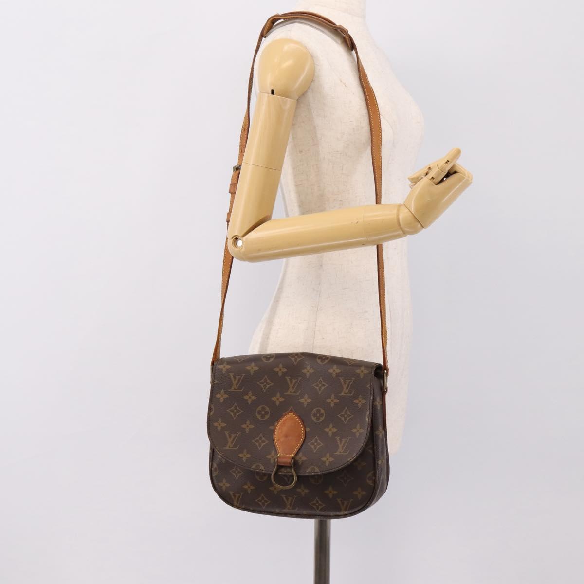LOUIS VUITTON Monogram Saint Cloud GM Shoulder Bag M51242 LV Auth 199020