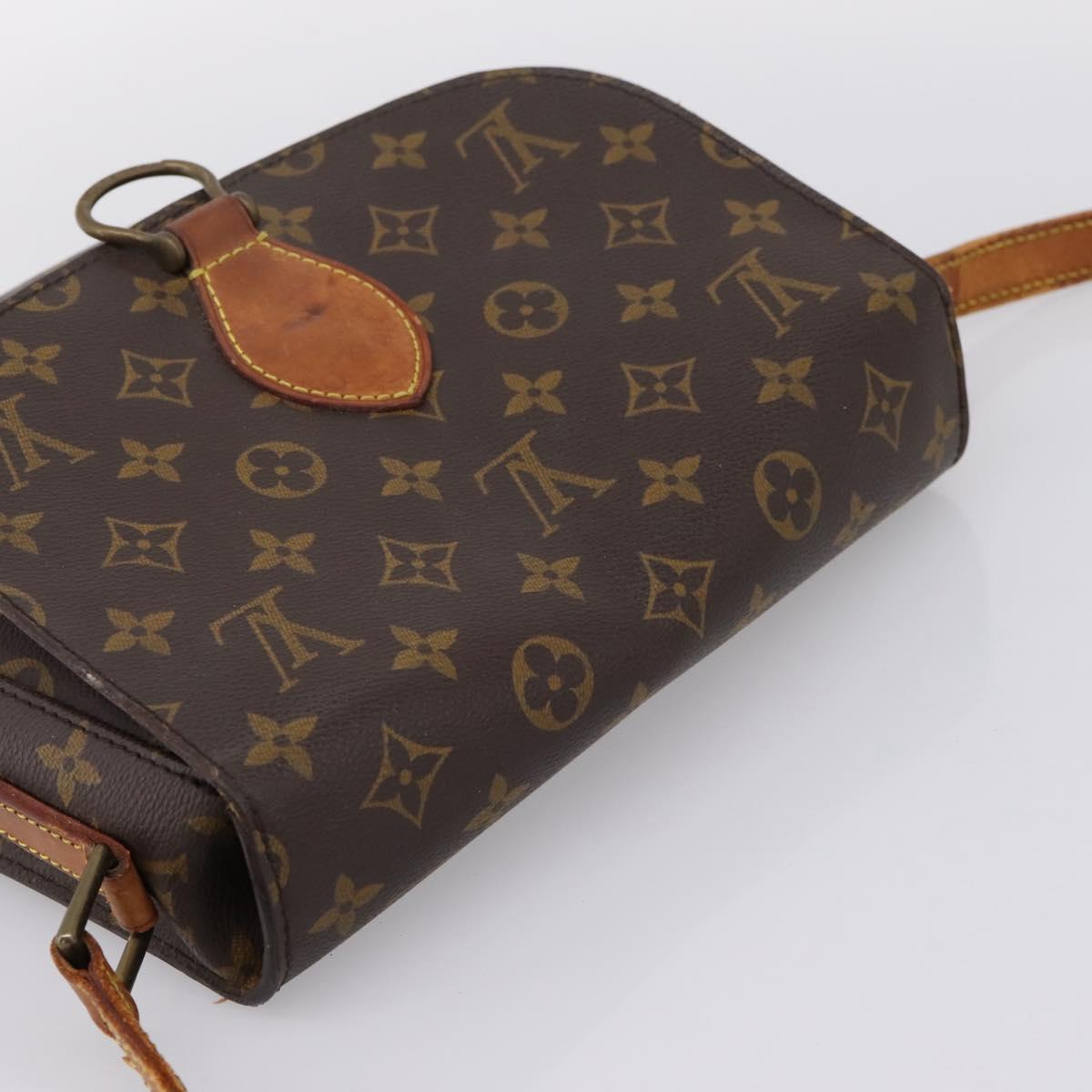 LOUIS VUITTON Monogram Saint Cloud GM Shoulder Bag M51242 LV Auth 199020