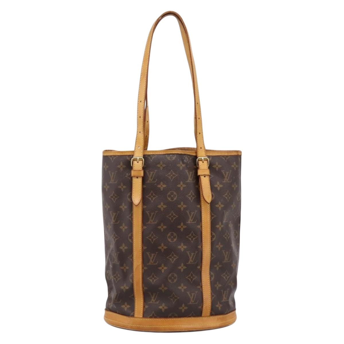 LOUIS VUITTON Monogram Bucket GM Shoulder Bag M42236 LV Auth 199021