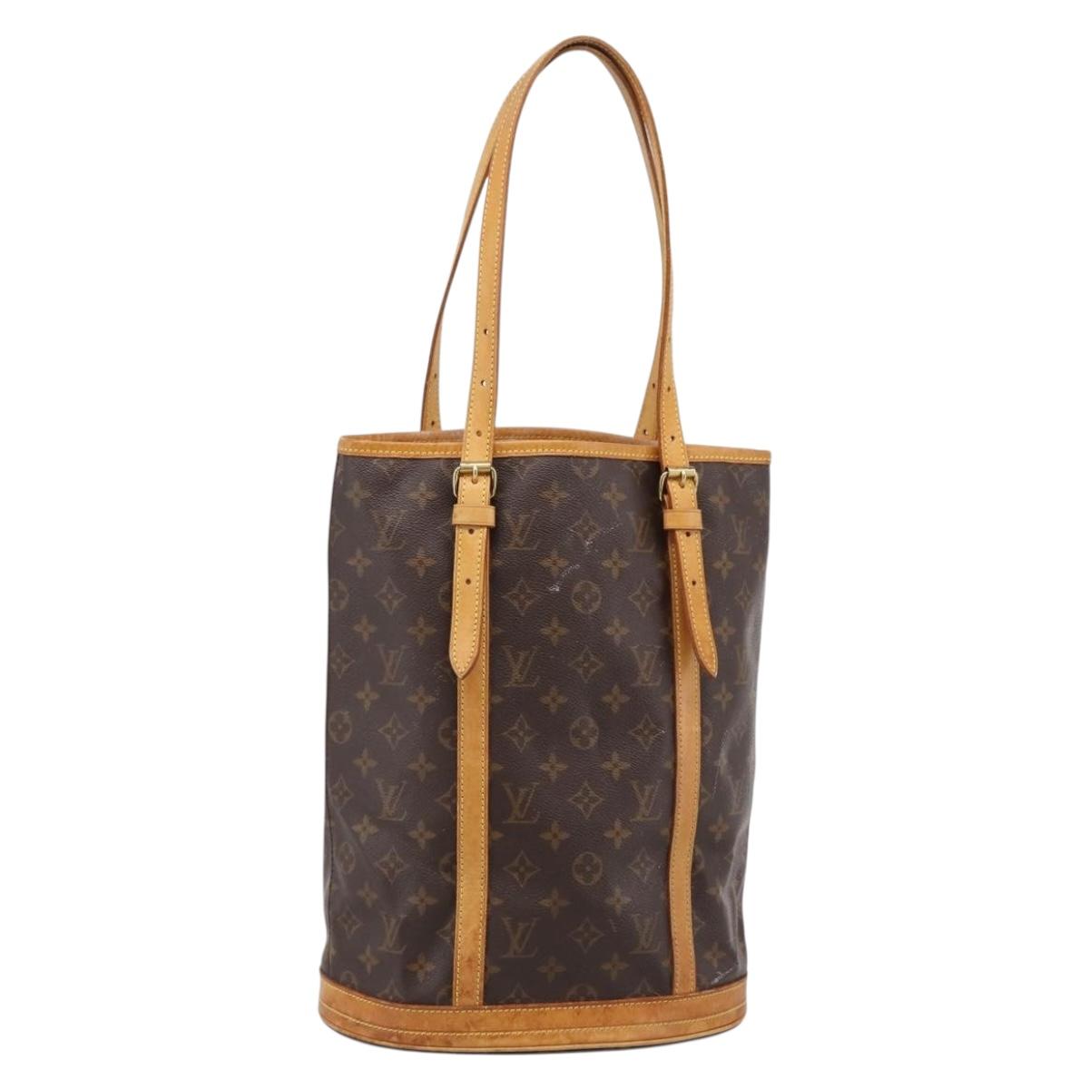 LOUIS VUITTON Monogram Bucket GM Shoulder Bag M42236 LV Auth 199023