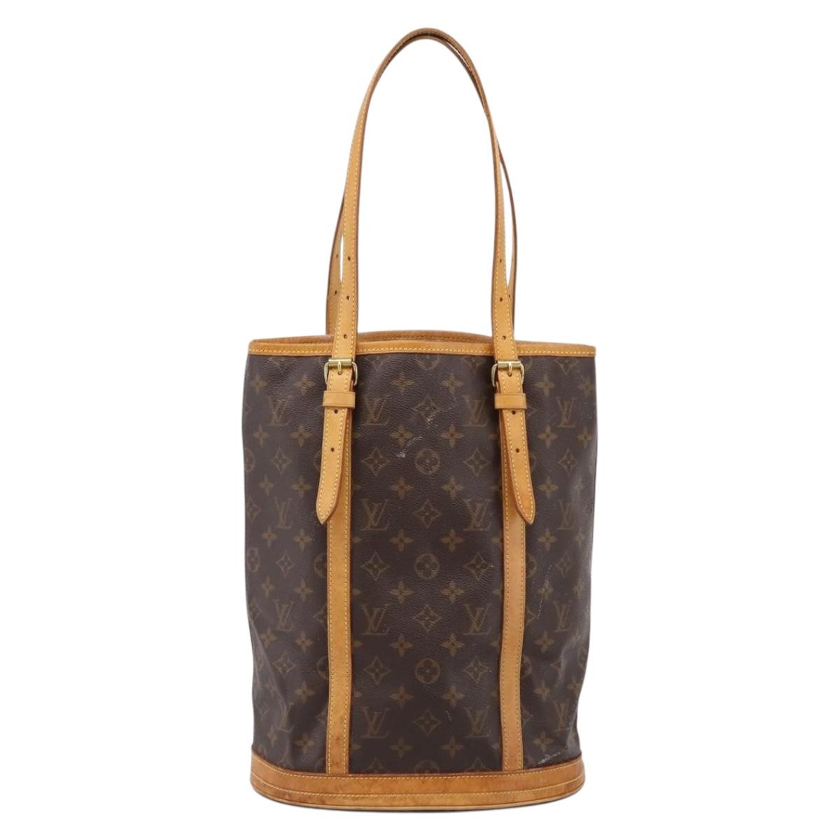 LOUIS VUITTON Monogram Bucket GM Shoulder Bag M42236 LV Auth 199023