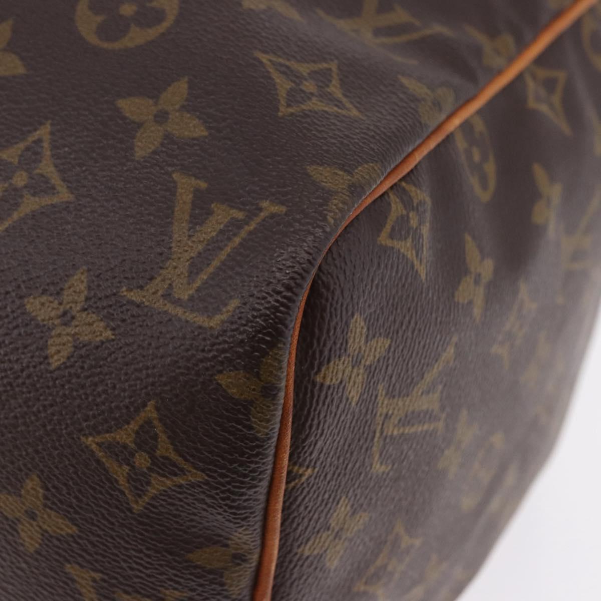 LOUIS VUITTON Monogram Sac Souple 35 Boston Bag M41626 LV Auth 199026