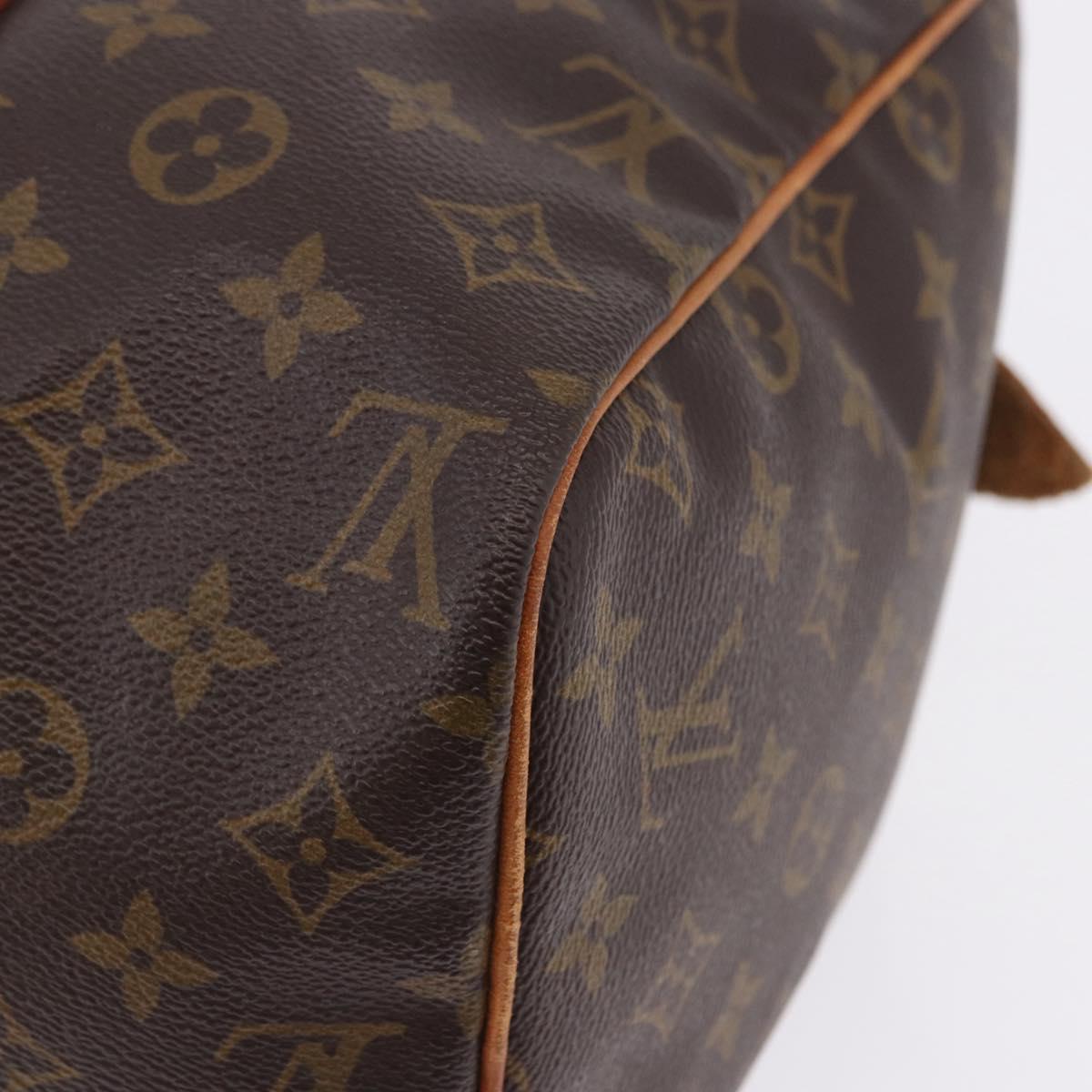 LOUIS VUITTON Monogram Sac Souple 35 Boston Bag M41626 LV Auth 199026