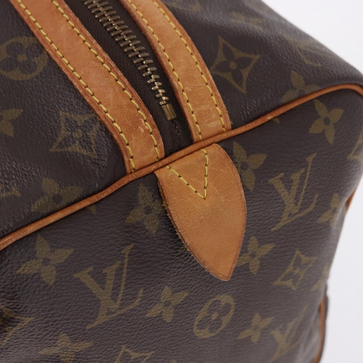 LOUIS VUITTON Monogram Sac Souple 35 Boston Bag M41626 LV Auth 199026