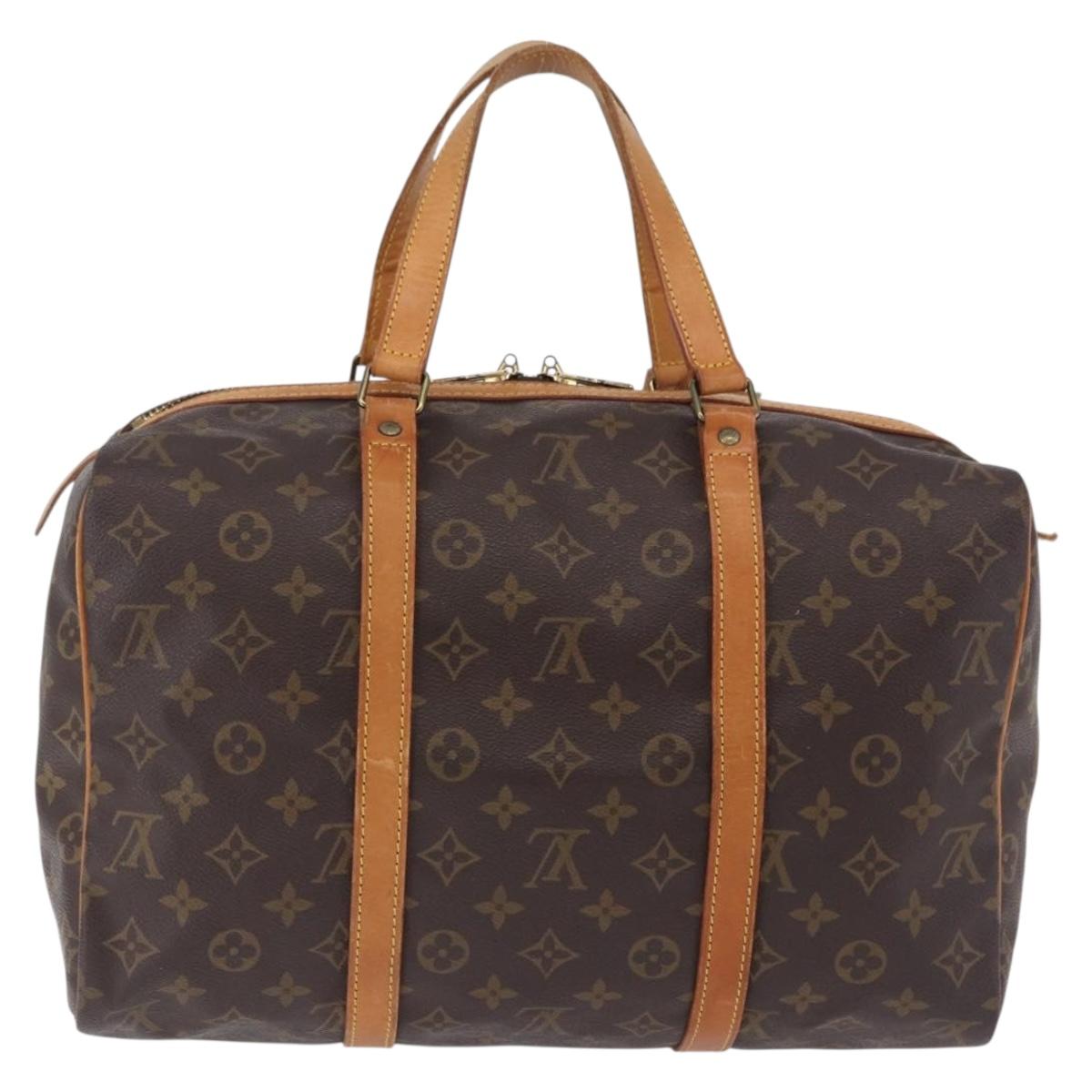 LOUIS VUITTON Monogram Sac Souple 35 Boston Bag M41626 LV Auth 199026