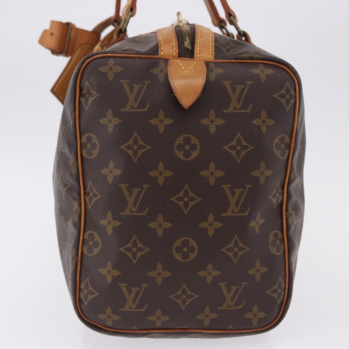 LOUIS VUITTON Monogram Sac Souple 35 Boston Bag M41626 LV Auth 199026