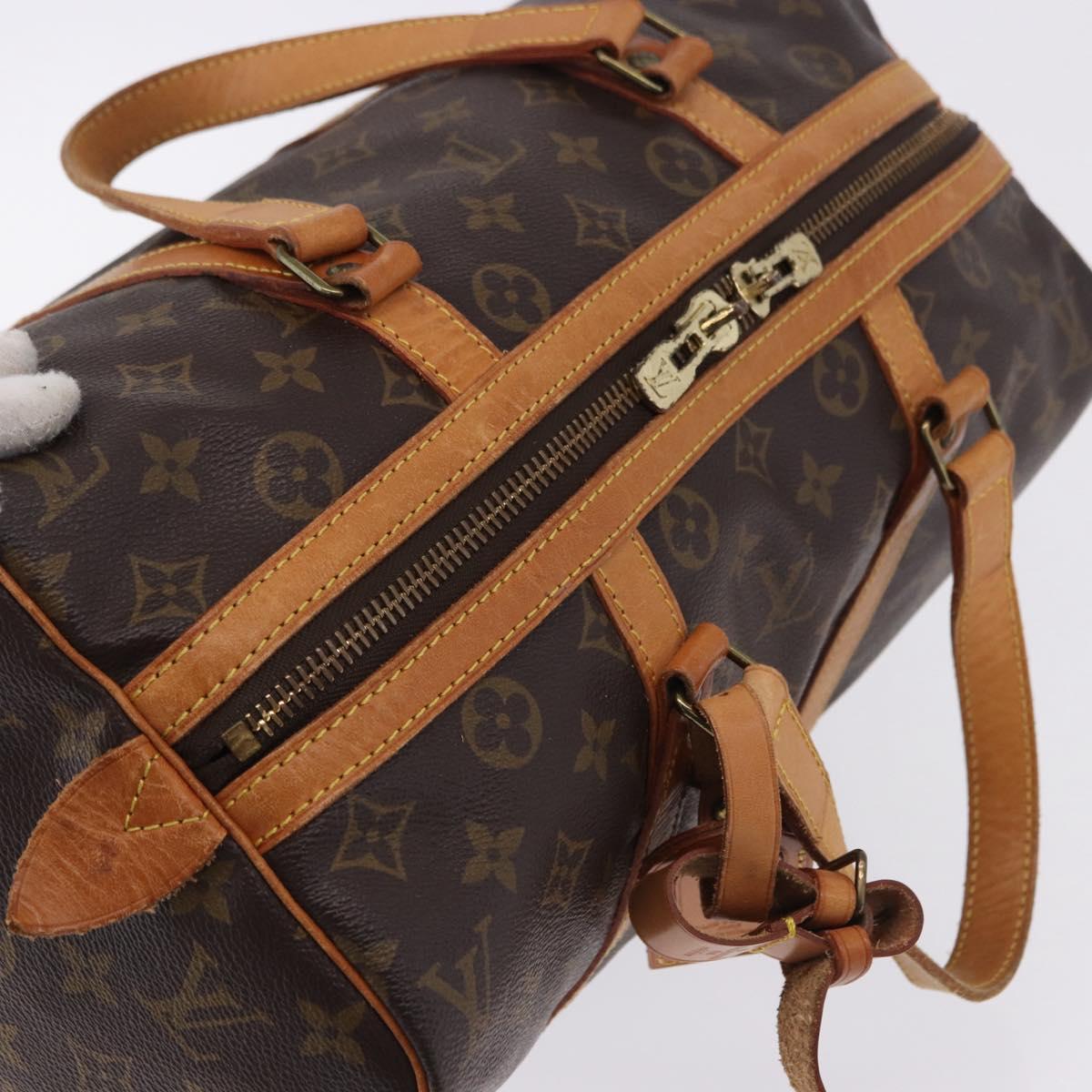 LOUIS VUITTON Monogram Sac Souple 35 Boston Bag M41626 LV Auth 199026
