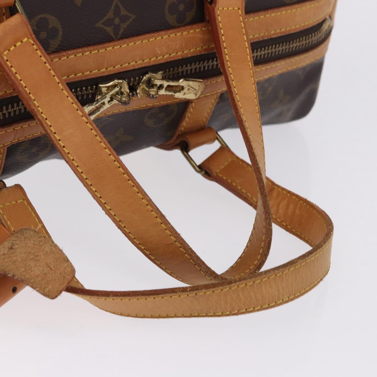 LOUIS VUITTON Monogram Sac Souple 35 Boston Bag M41626 LV Auth 199026