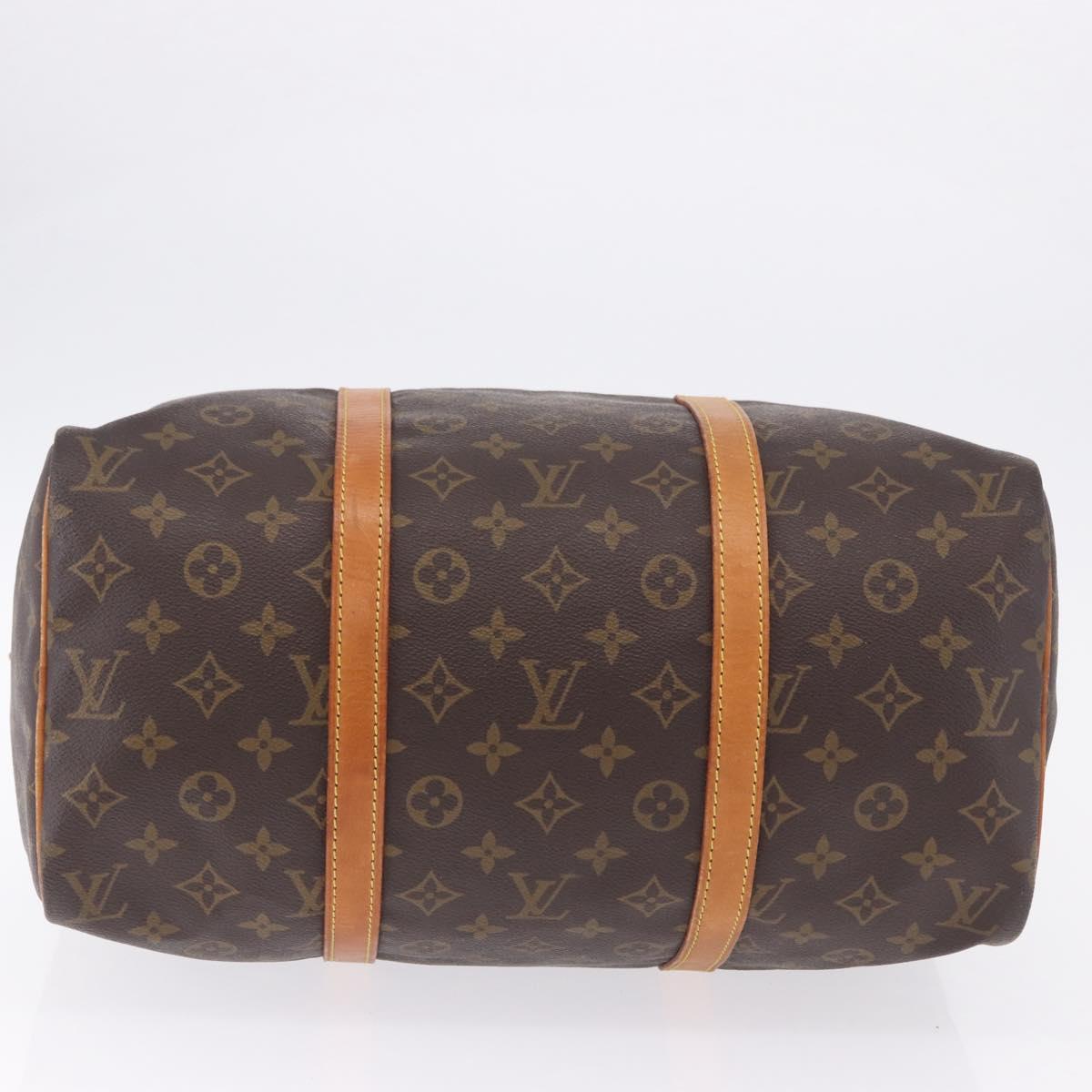 LOUIS VUITTON Monogram Sac Souple 35 Boston Bag M41626 LV Auth 199026