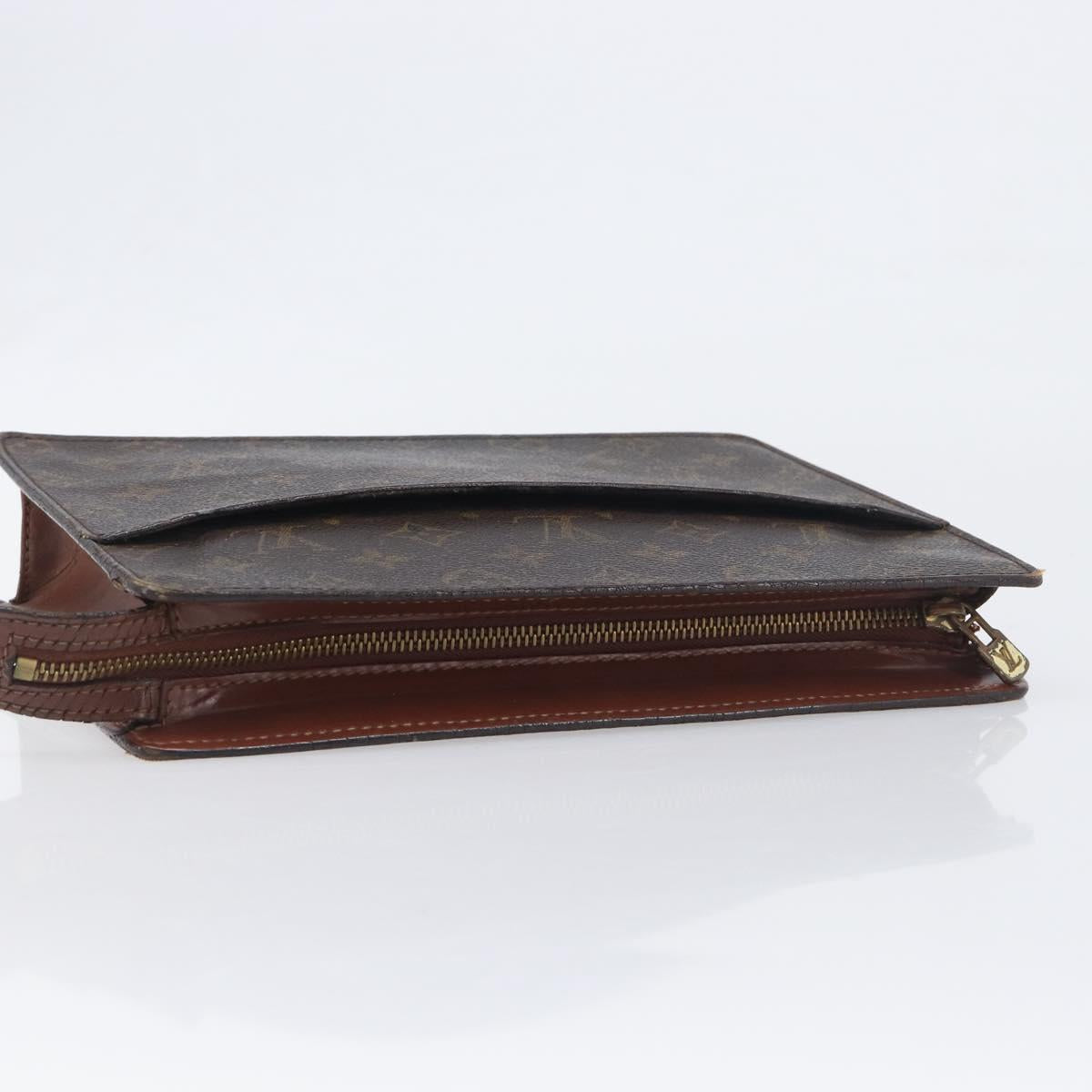 LOUIS VUITTON Monogram Pochette Homme Clutch Bag M51795 LV Auth 199029