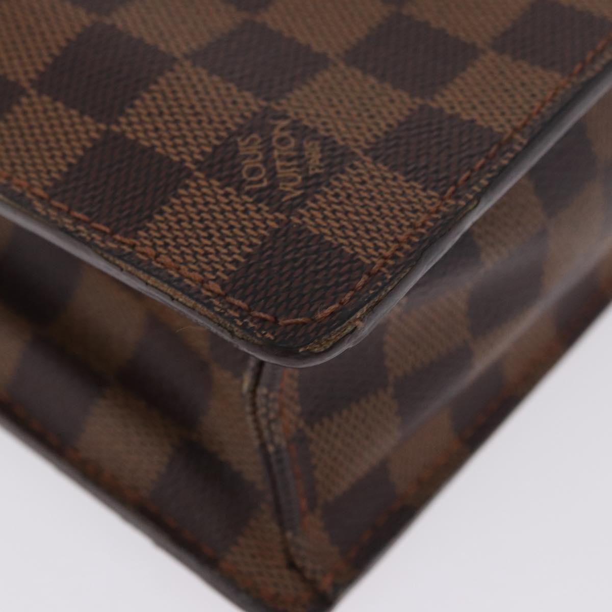 LOUIS VUITTON Damier Ebene Altona GM Business Bag N53312 LV Auth 199030