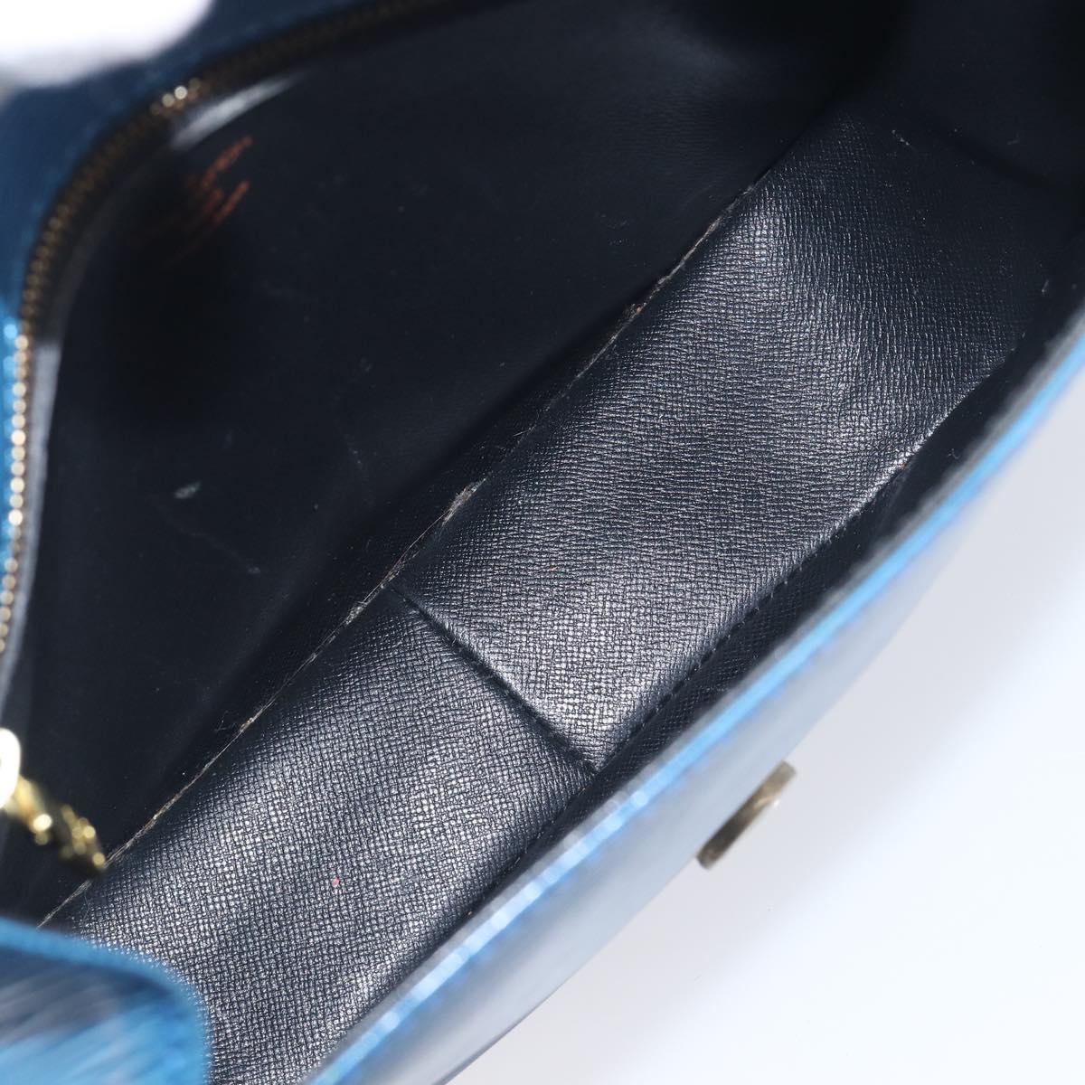 LOUIS VUITTON Epi Saint Cloud GM Shoulder Bag Blue M52195 LV Auth 199031