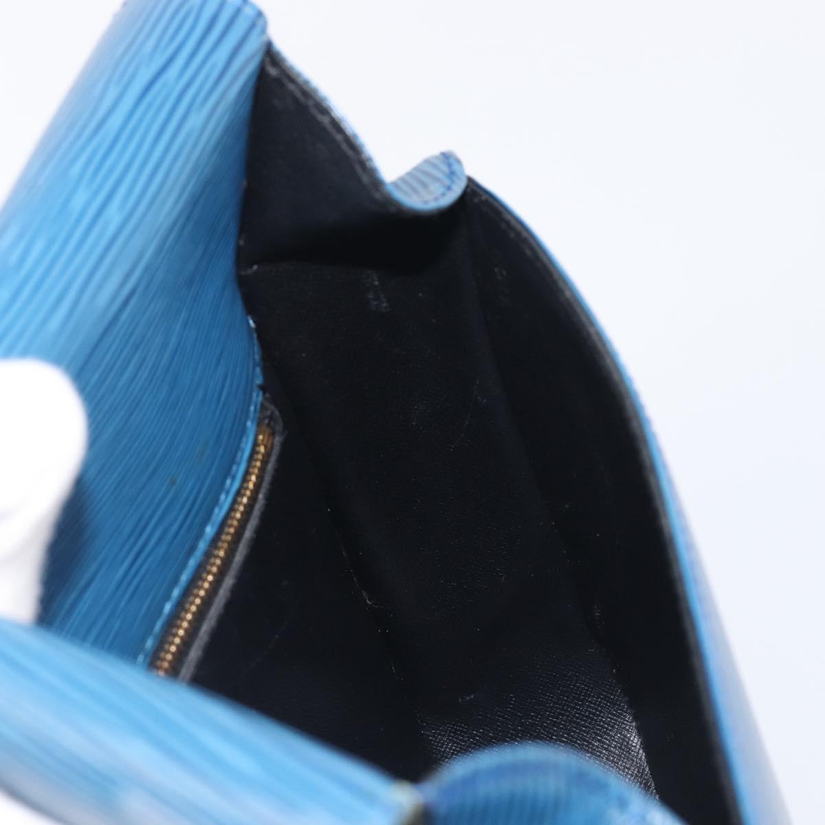 LOUIS VUITTON Epi Saint Cloud GM Shoulder Bag Blue M52195 LV Auth 199031