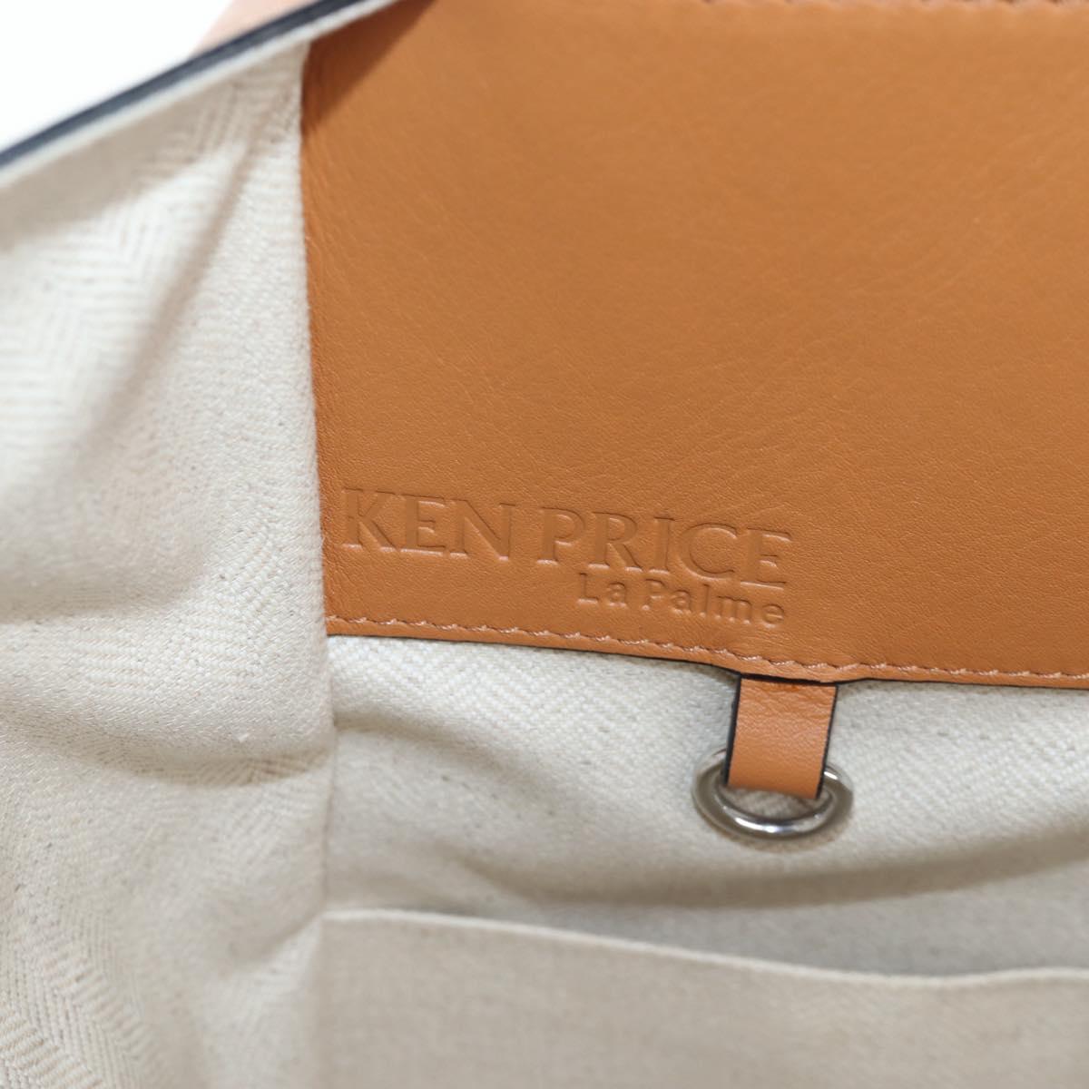 LOEWE KEN PRICE Hammock Small Hand Bag Canvas 2way Beige Silver Auth 199036SAM