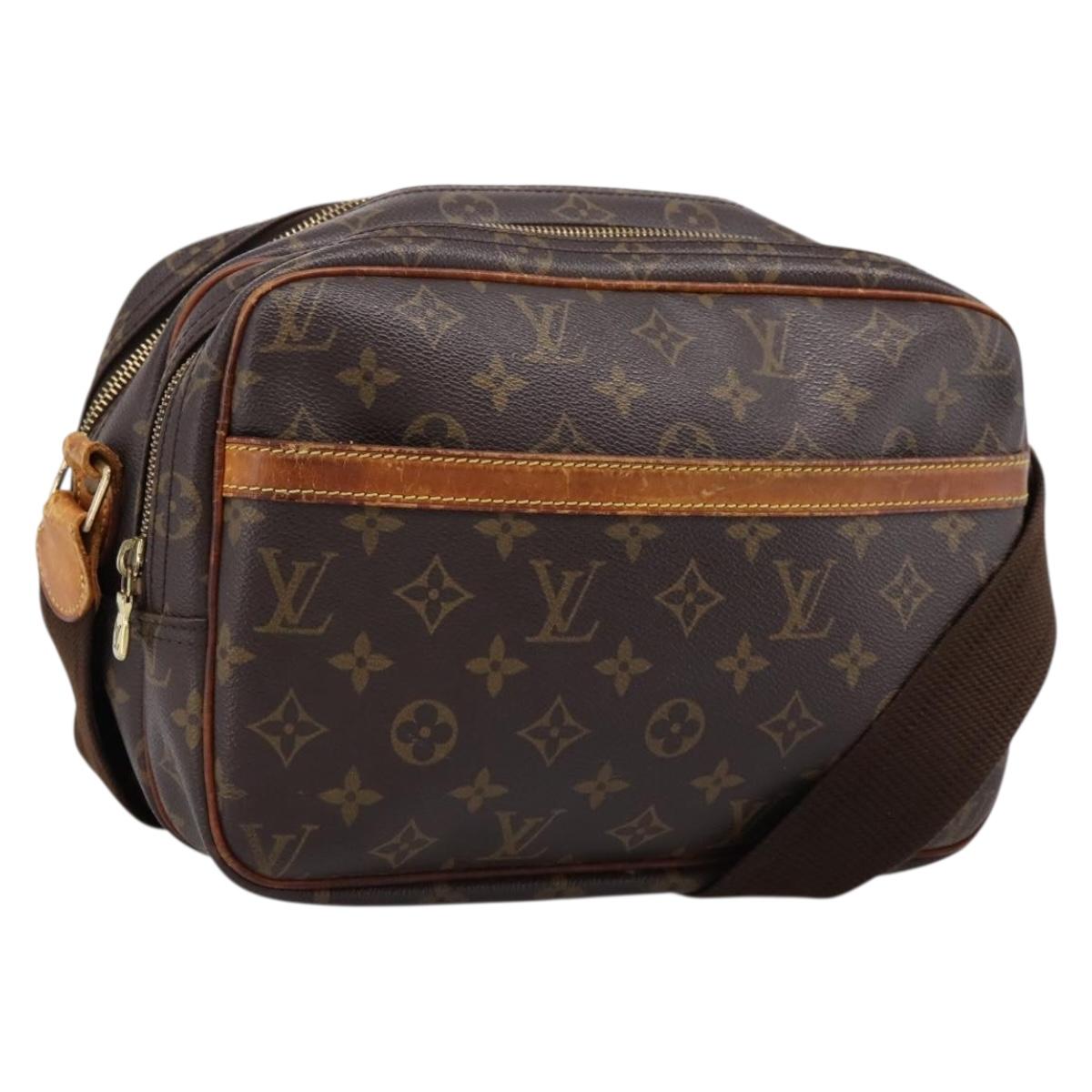 LOUIS VUITTON Monogram Reporter PM Shoulder Bag M45254 LV Auth 199039