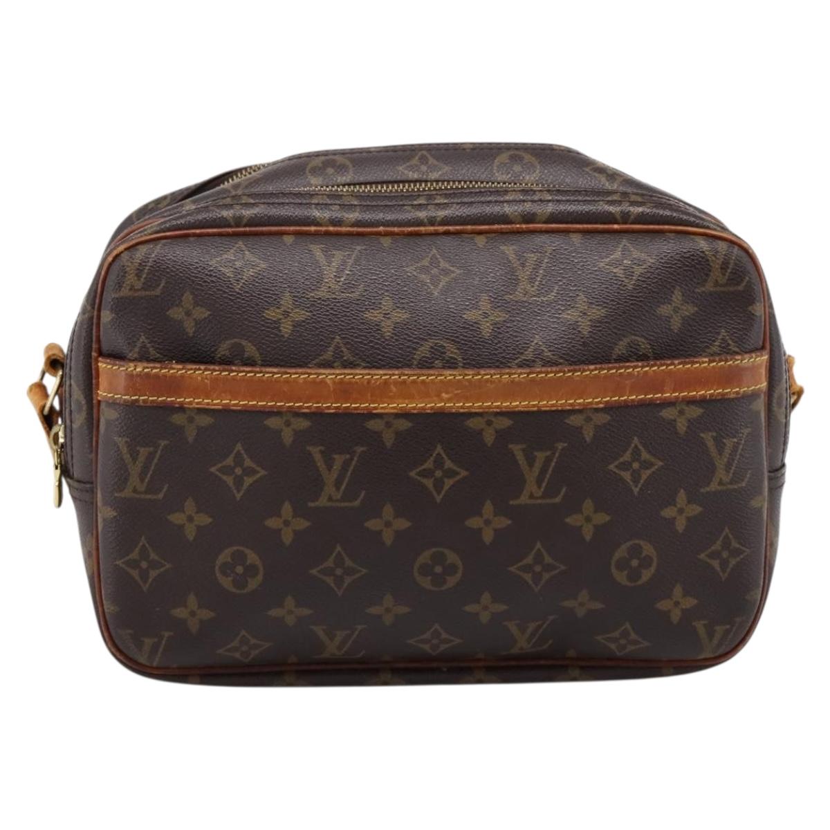 LOUIS VUITTON Monogram Reporter PM Shoulder Bag M45254 LV Auth 199039