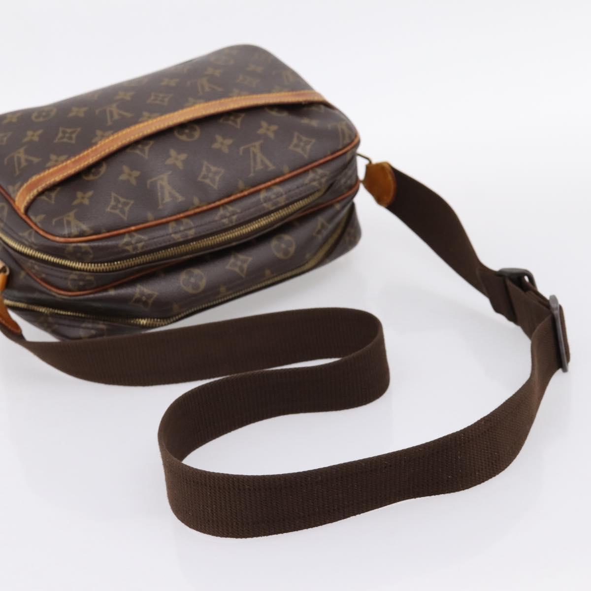 LOUIS VUITTON Monogram Reporter PM Shoulder Bag M45254 LV Auth 199039