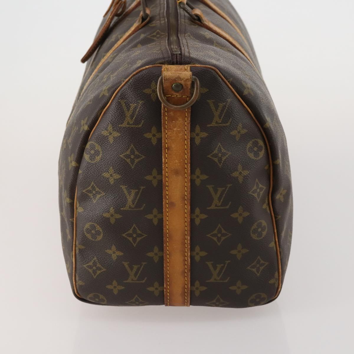 LOUIS VUITTON Monogram Keepall Bandouliere 45 Boston Bag M41418 LV Auth 199044