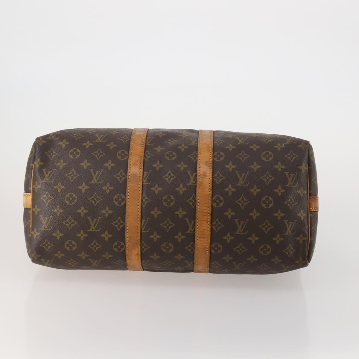 LOUIS VUITTON Monogram Keepall Bandouliere 45 Boston Bag M41418 LV Auth 199044