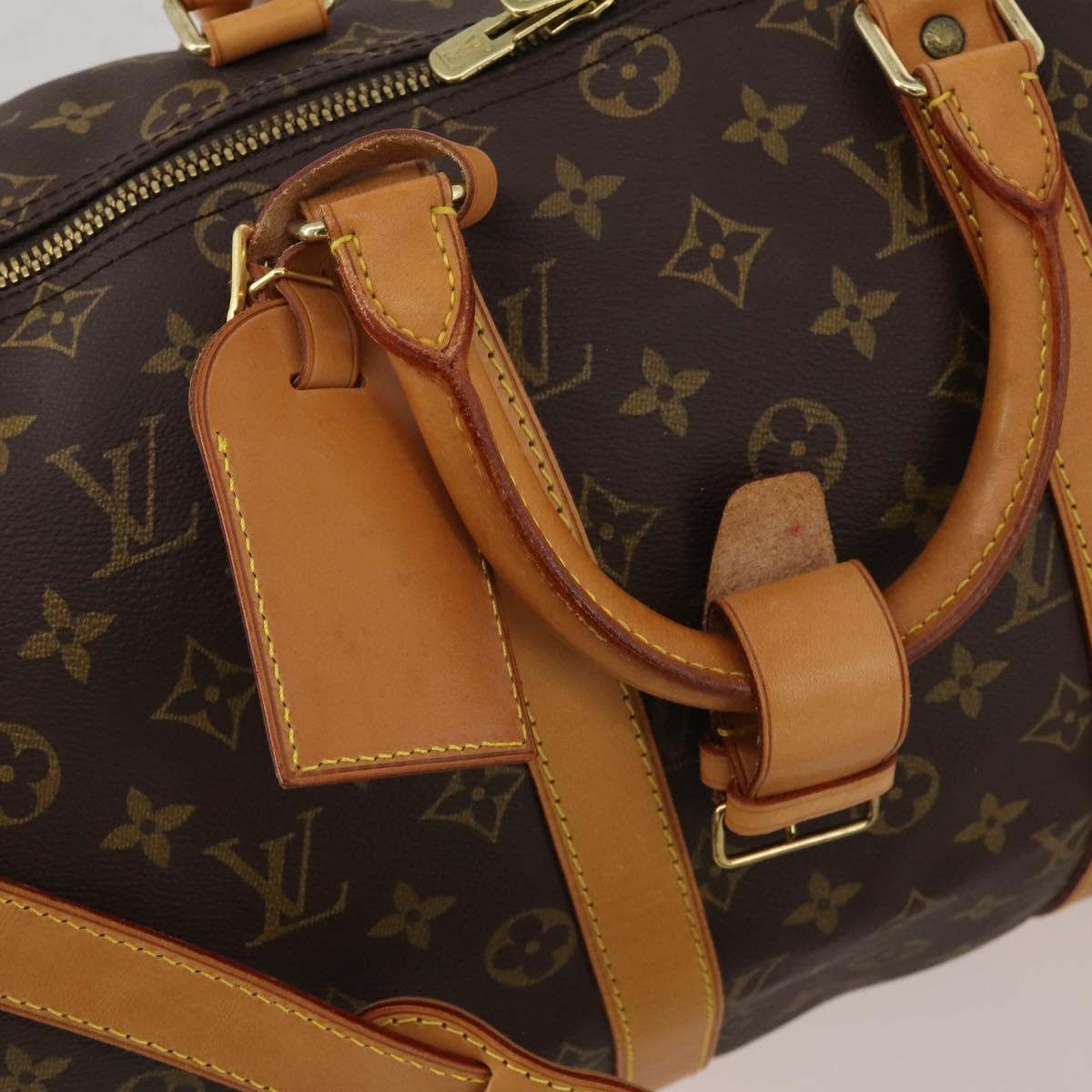 LOUIS VUITTON Monogram Keepall Bandouliere 45 Boston Bag M41418 LV Auth 199045A