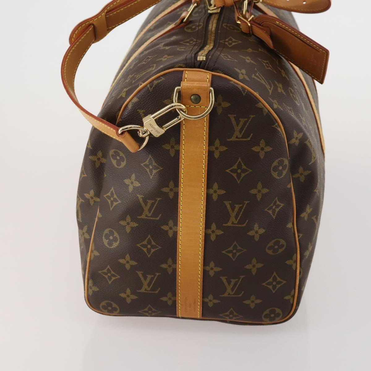 LOUIS VUITTON Monogram Keepall Bandouliere 45 Boston Bag M41418 LV Auth 199045A