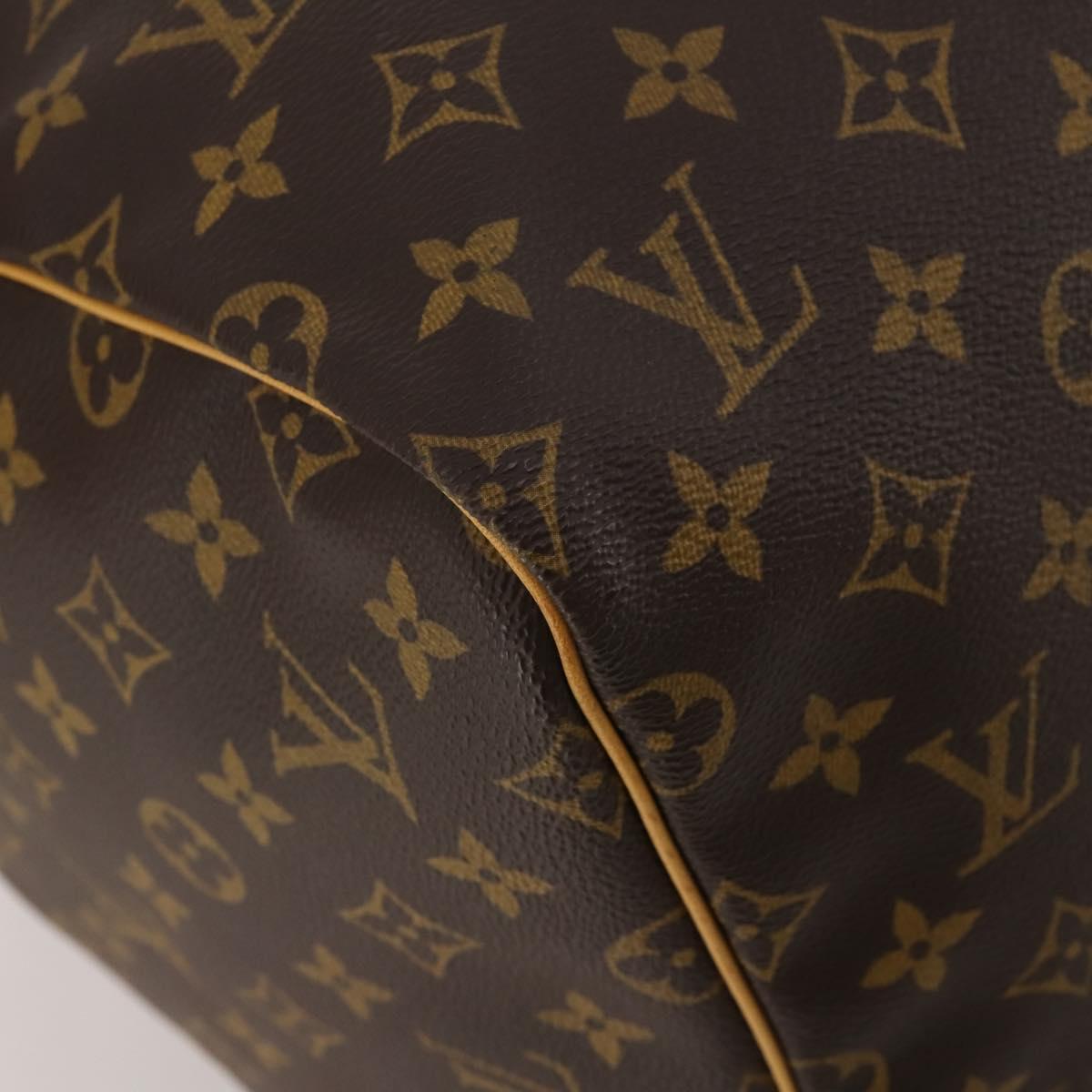 LOUIS VUITTON Monogram Keepall 55 Boston Bag M41424 LV Auth 199046A