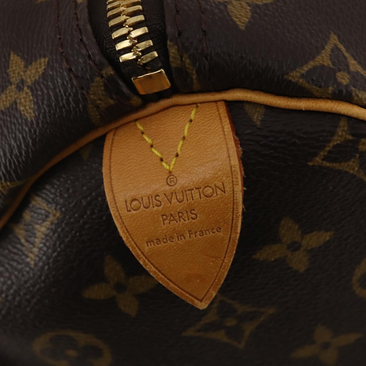 LOUIS VUITTON Monogram Keepall 55 Boston Bag M41424 LV Auth 199046A