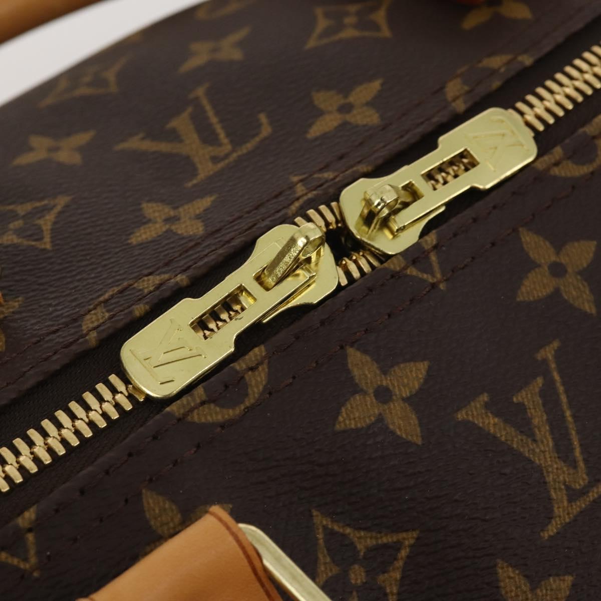 LOUIS VUITTON Monogram Keepall 55 Boston Bag M41424 LV Auth 199046A