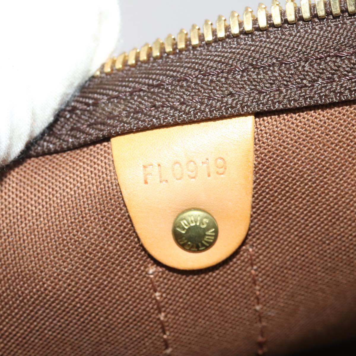 LOUIS VUITTON Monogram Keepall 55 Boston Bag M41424 LV Auth 199046A