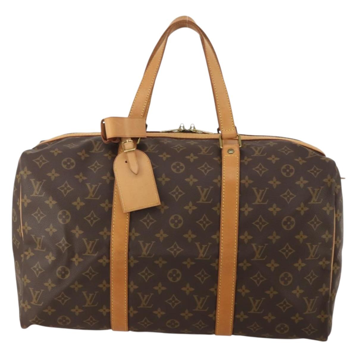 LOUIS VUITTON Monogram Sac Souple 45 Boston Bag M41624 LV Auth 199047A