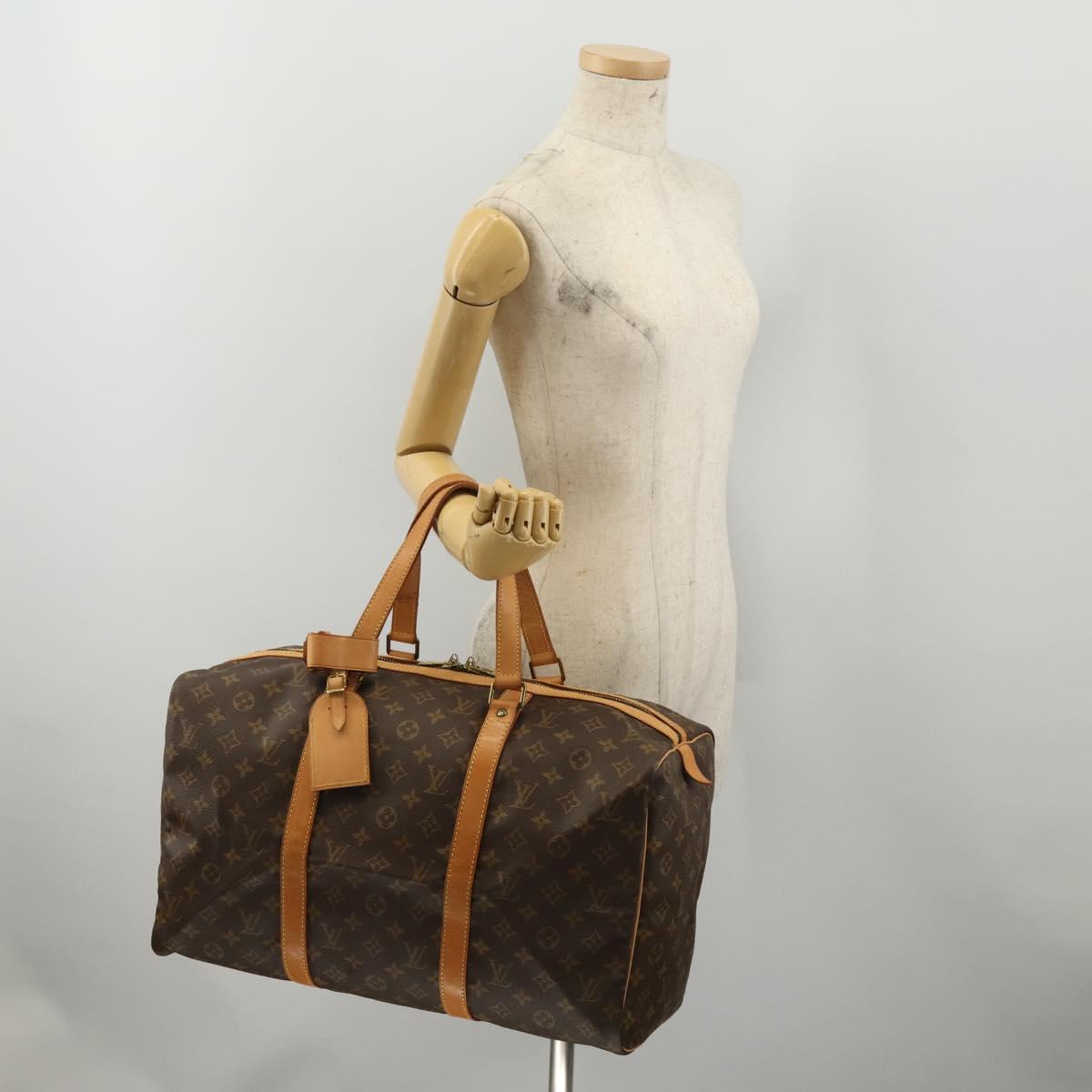 LOUIS VUITTON Monogram Sac Souple 45 Boston Bag M41624 LV Auth 199047A