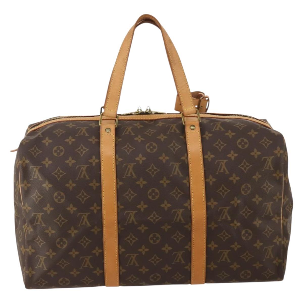 LOUIS VUITTON Monogram Sac Souple 45 Boston Bag M41624 LV Auth 199047A