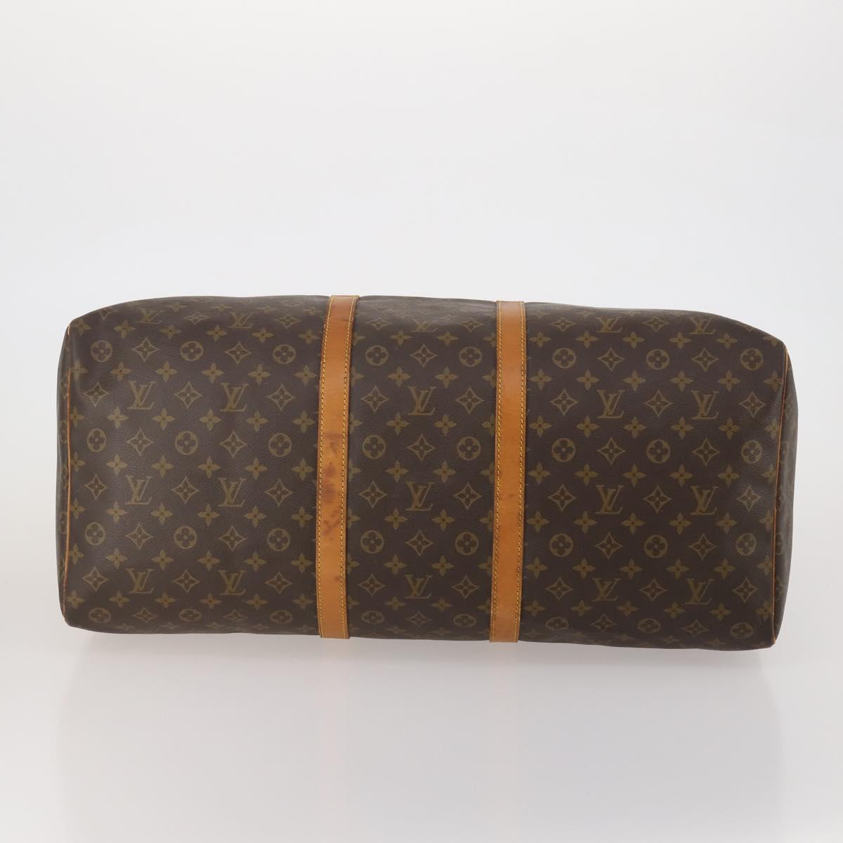 LOUIS VUITTON Monogram Keepall 60 Boston Bag M41422 LV Auth 199048