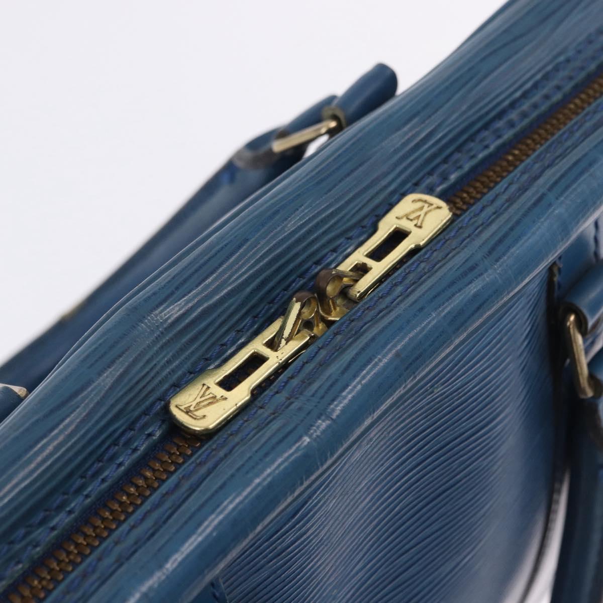 LOUIS VUITTON Epi Porte Documents Voyage Business Bag Blue M54475 LV Auth 199049