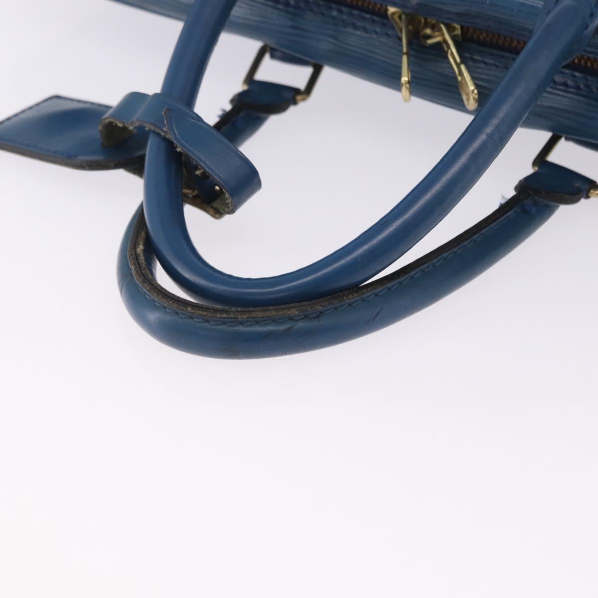 LOUIS VUITTON Epi Porte Documents Voyage Business Bag Blue M54475 LV Auth 199049