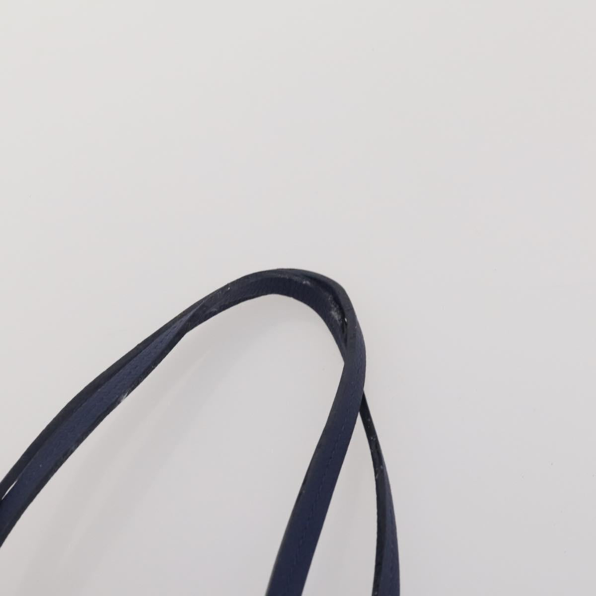 LOUIS VUITTON Monogram Ikat Flower Noeful MM Hand Bag Blue M94312 LV Auth 199052