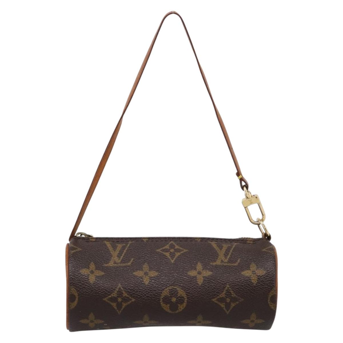 LOUIS VUITTON Monogram Papillon Pouch LV Auth 199061