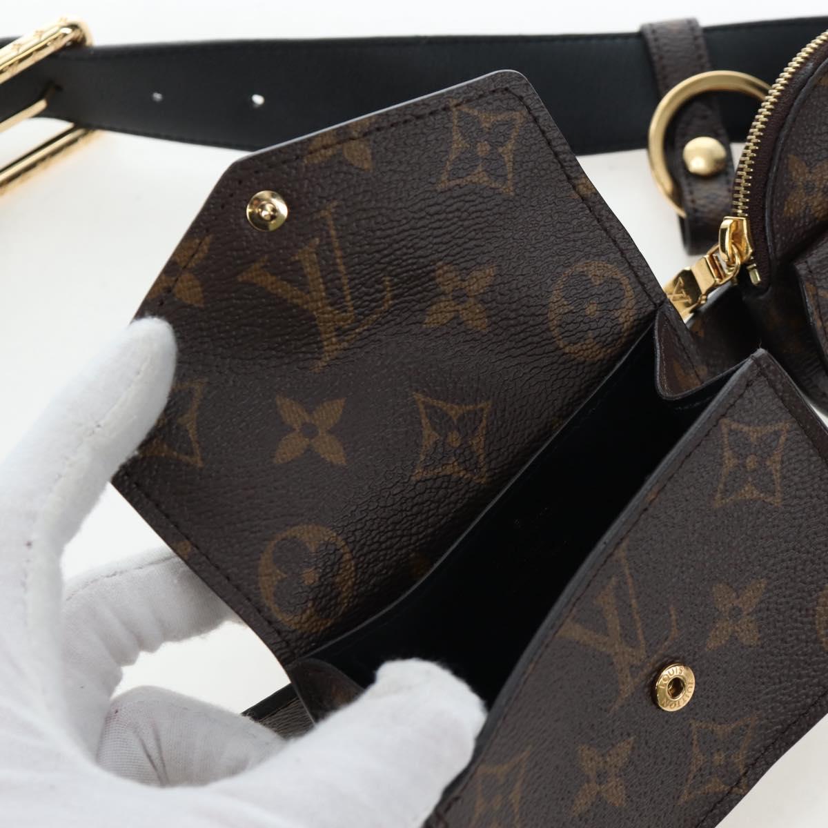 LOUIS VUITTON Monogram Ceinture Daily Waist Bag M0236 LV Auth 199062M