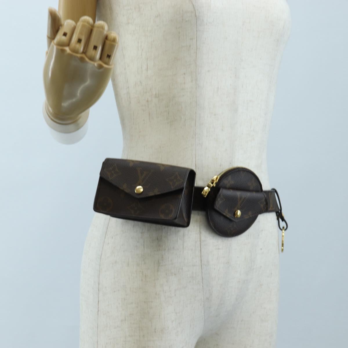 LOUIS VUITTON Monogram Ceinture Daily Waist Bag M0236 LV Auth 199062M