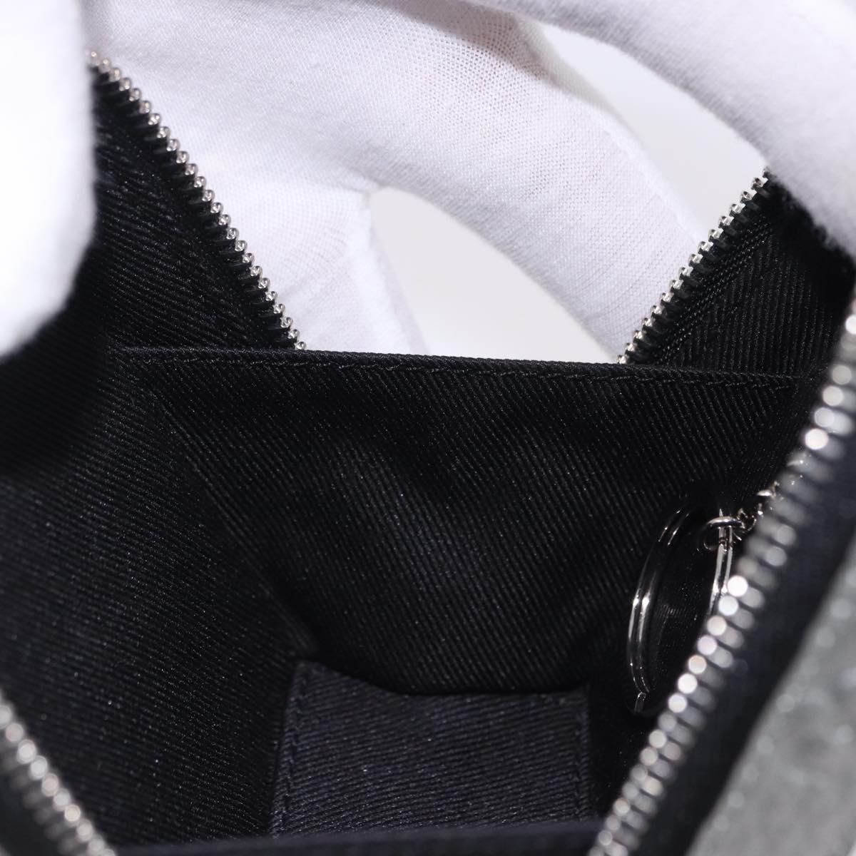 LOUIS VUITTON Monogram BackpackTrunk Charm Silver Black M01392 LV Auth 199063M