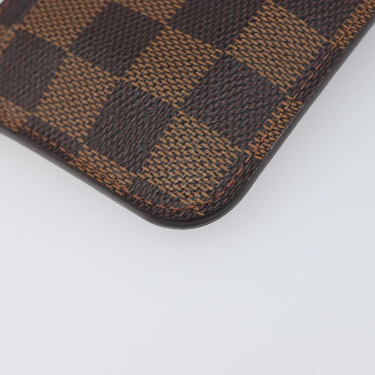 LOUIS VUITTON Damier Ebene Pochette Cles NM Coin Purse N63094 LV Auth 199071