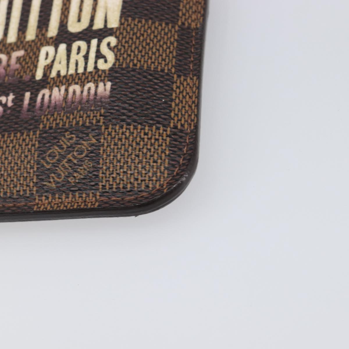 LOUIS VUITTON Damier Ebene Pochette Cles NM Coin Purse N63094 LV Auth 199071