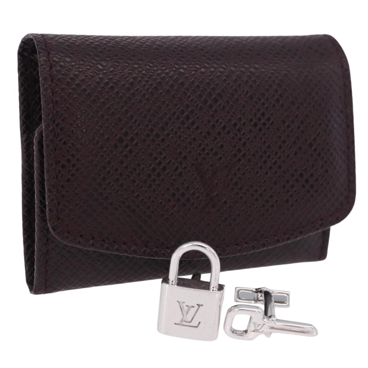 LOUIS VUITTON Boutondu Manchette Cadena & Key Cuffs Ag925 Silver LV Auth 199076V
