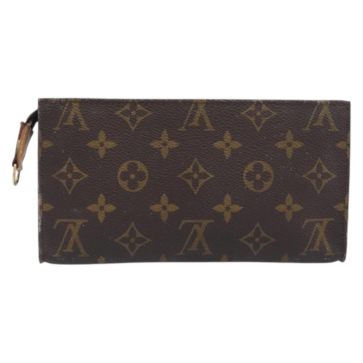 LOUIS VUITTON Monogram Bucket GM Accessory Pouch LV Auth 199081