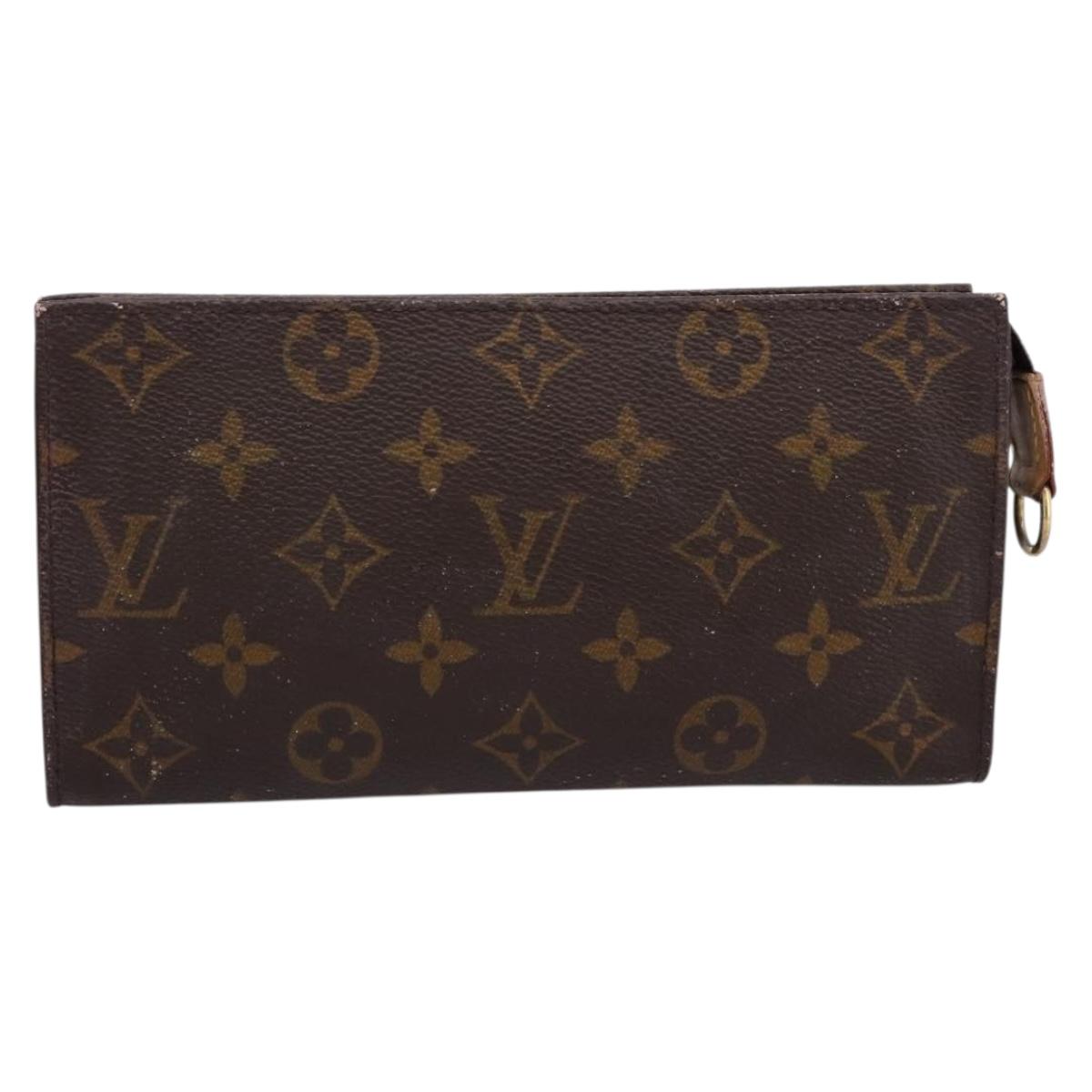LOUIS VUITTON Monogram Bucket GM Accessory Pouch LV Auth 199082